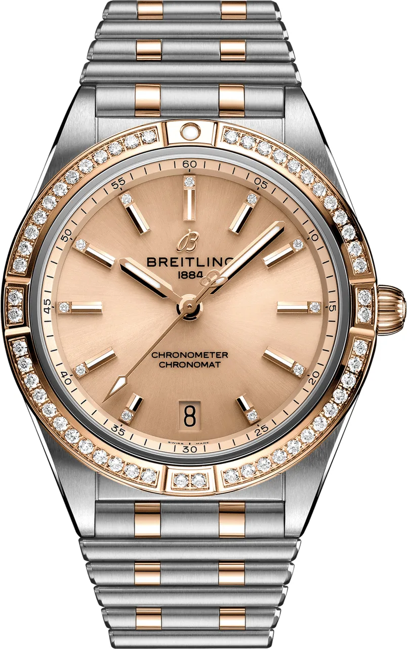 Breitling Chronomat U10380591K1U1 36mm Stainless steel Pink