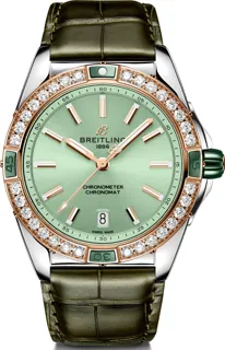 Breitling Chronomat U17356531L1P1 Stainless steel and Red gold Green