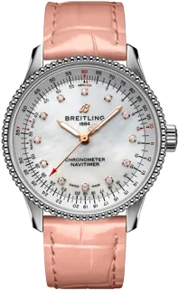 Breitling Navitimer A17395211A1P3 35mm Stainless steel White