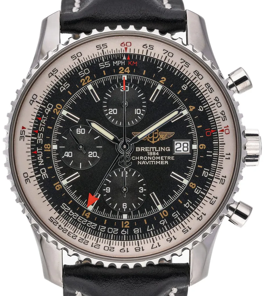 Breitling Navitimer A24322 46mm Stainless steel Black