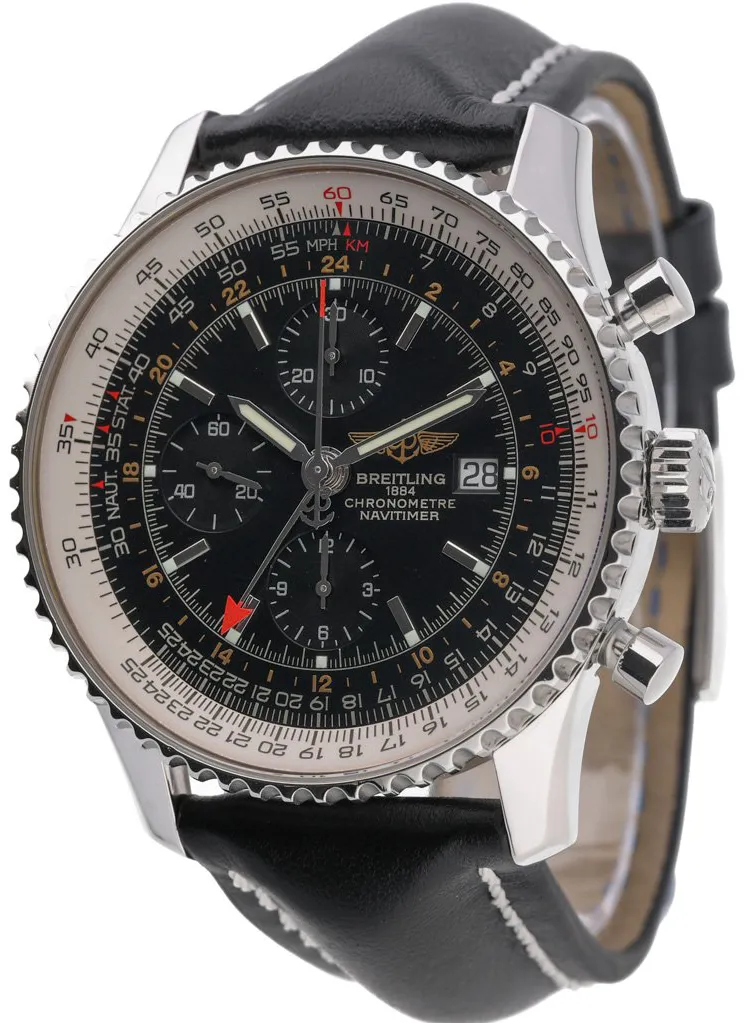 Breitling Navitimer A24322 46mm Stainless steel Black 1