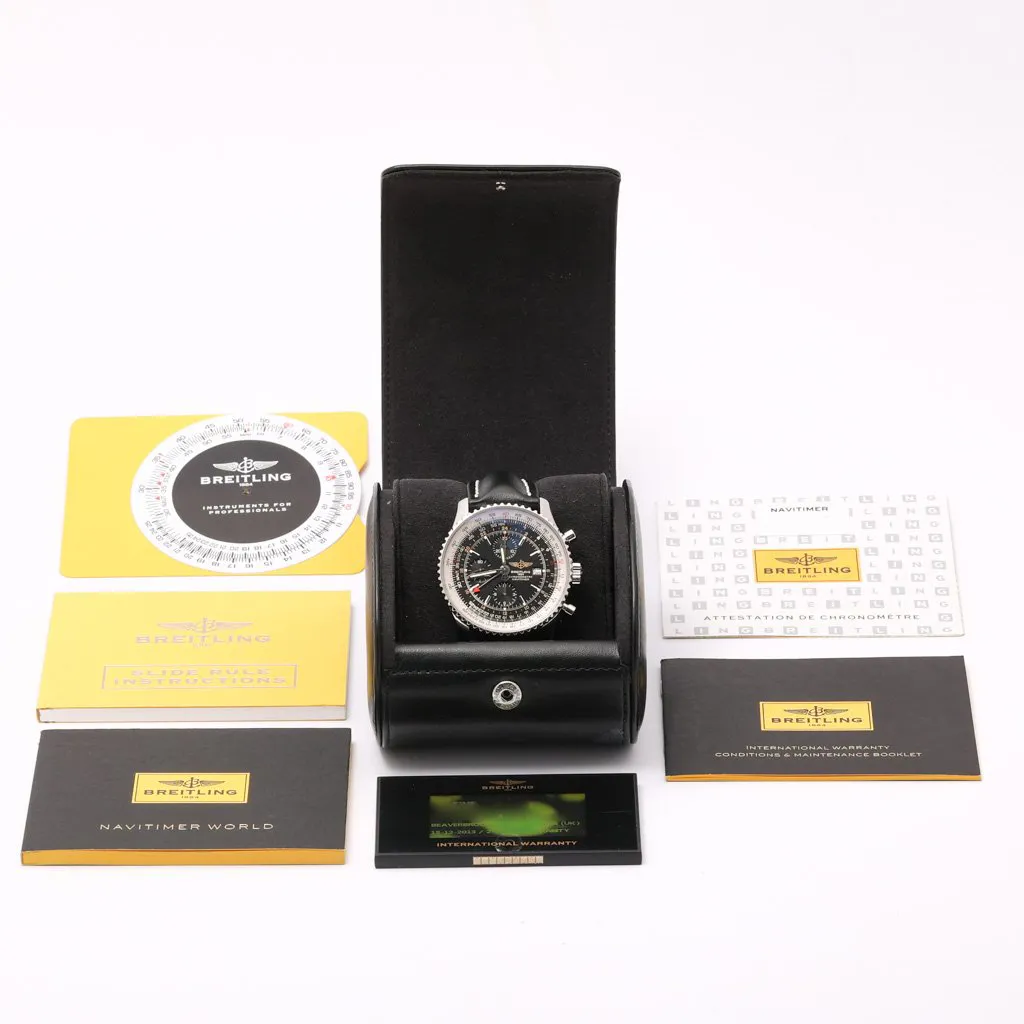 Breitling Navitimer A24322 46mm Stainless steel Black 2