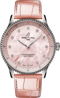 Breitling Navitimer A77320D91K1P1 Stainless steel Pink