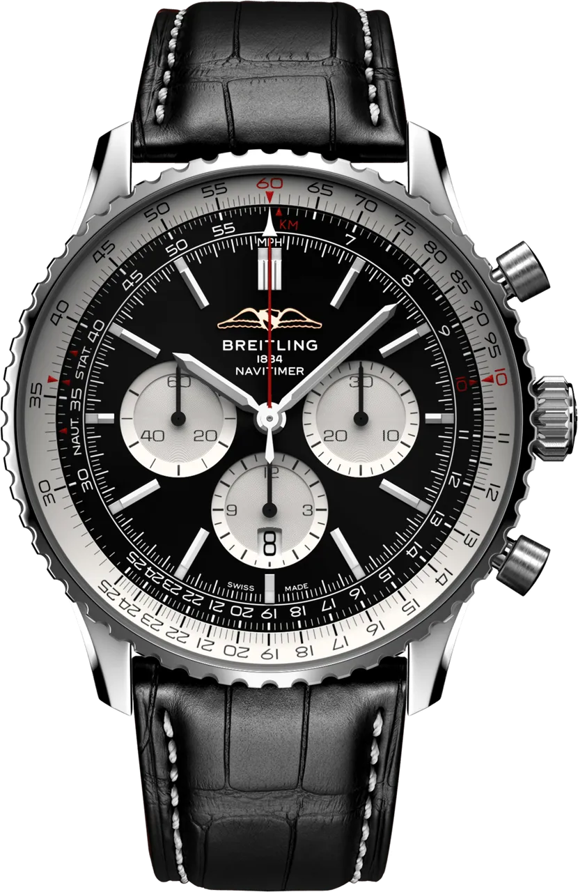 Breitling Navitimer AB0137211B1P1 46mm Stainless steel Black