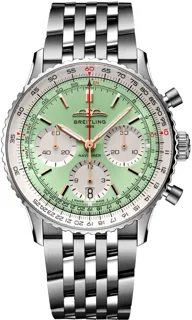 Breitling Navitimer AB0139211L1A1 Stainless steel Green