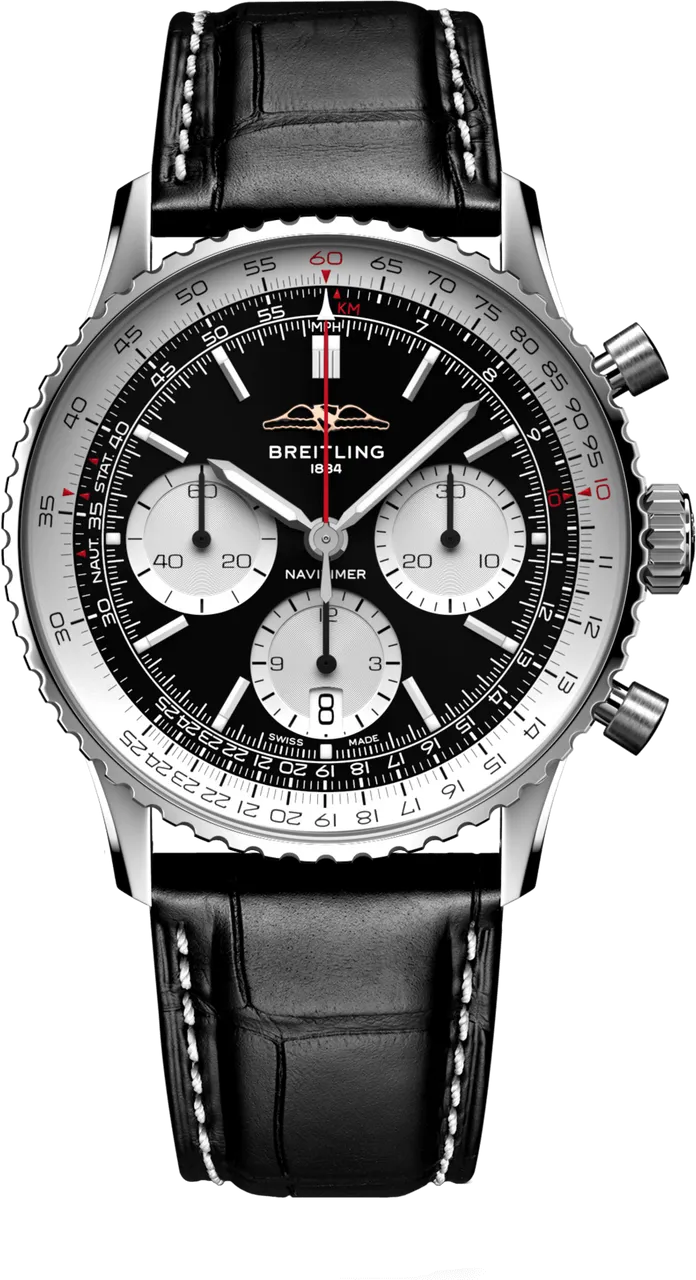 Breitling Navitimer B01 Chronograph AB0139211B1P1 41mm Stainless steel Black