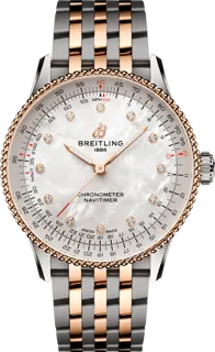 Breitling Navitimer U17327211A1U1 Stainless steel and Red gold White