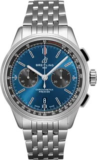 Breitling Premier AB0118A61C1A1 Stainless steel Blue