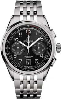 Breitling Premier AB0145221B1A1 Stainless steel Black