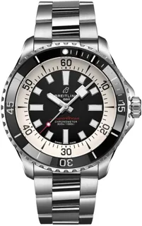 Breitling Superocean A17376211B1A1 Stainless steel Black