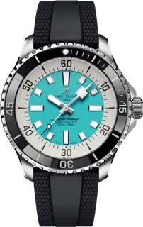 Breitling Superocean A17376211L2S1 Stainless steel Turquoise