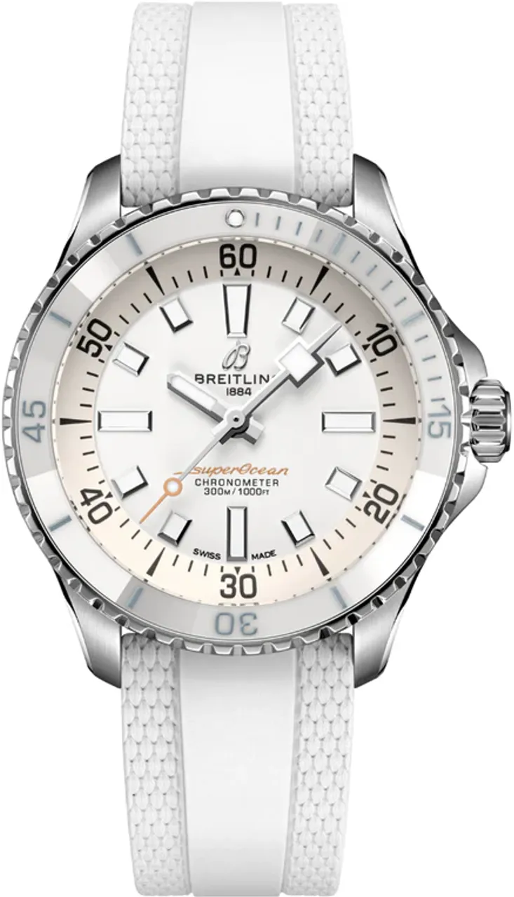 Breitling Superocean A17377211A1S1 36mm Stainless steel White