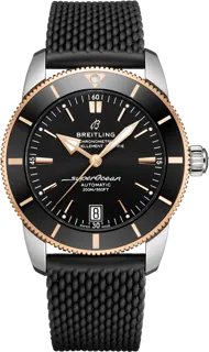 Breitling Superocean Heritage UB2010121B1S1 Stainless steel and Red gold Black