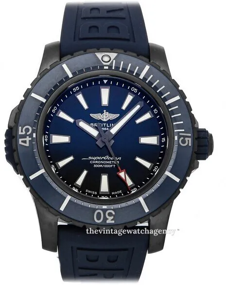 Breitling Superocean V17369161C1S1 48mm Grey titanium Blue