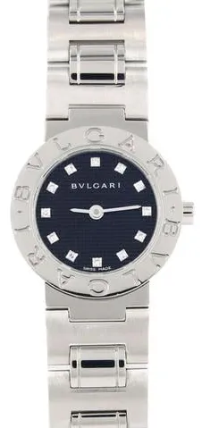 Bulgari Bulgari BB23SS/BB23BSS/12 23mm Black