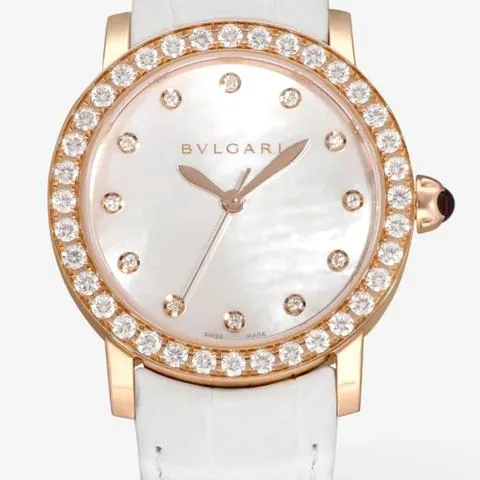 Bulgari Bulgari 102089 BBLP33WGDL/12 33mm Rose gold Mother-of-pearl 1