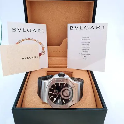 Bulgari Daniel Roth BRE56BSVDCHS 56mm Stainless steel Black 6