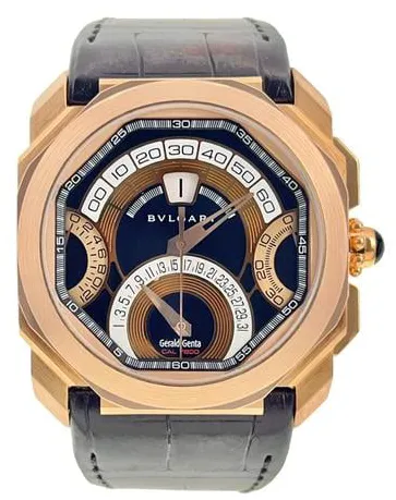 Bulgari Octo OQC.Z.50 45mm Rose gold Black