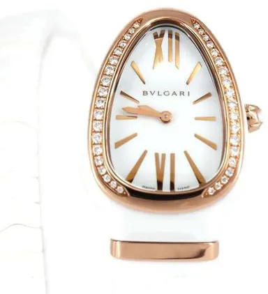 Bulgari Serpenti SPC35WG/102886 23mm Ceramic White