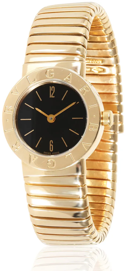 Bulgari Tubogas BB 23 2T 23mm Yellow gold Black