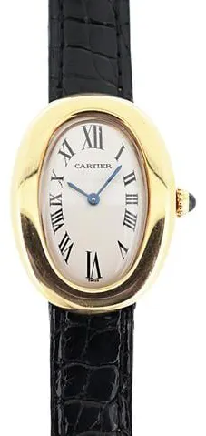 Cartier Baignoire W1506056 24mm Gray