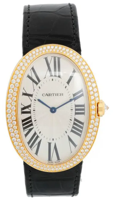 Cartier Baignoire WB520022 44mm Yellow gold Silver