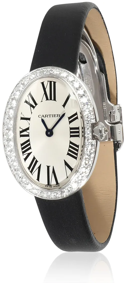 Cartier Baignoire wb520027 25mm White gold Silver