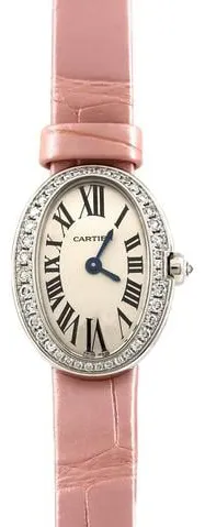 Cartier Baignoire wb520027 19mm White gold Silver