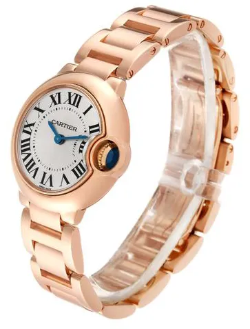 Cartier Ballon Bleu 28mm W69002Z2 28.6mm Rose gold Silver 2