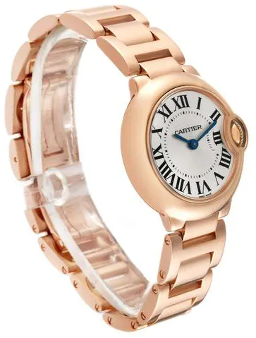 Cartier Ballon Bleu 28mm W69002Z2 28.6mm Rose gold Silver 6