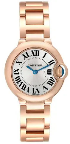 Cartier Ballon Bleu 28mm W69002Z2 28.6mm Rose gold Silver 9