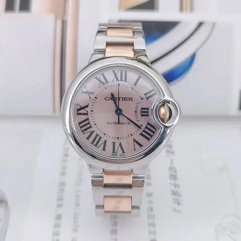 Cartier Ballon Bleu 33mm W6920070 33mm Stainless steel Rose