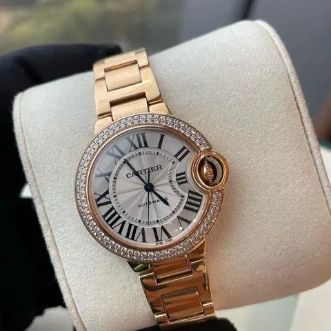 Cartier Ballon Bleu 33mm WE902064 33mm Rose gold White