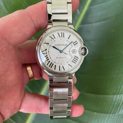 Cartier Ballon Bleu 42mm W69012Z4 42mm Stainless steel Silver