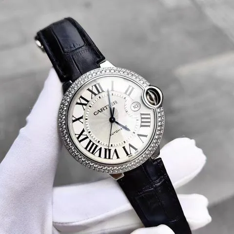 Cartier Ballon Bleu 42mm WE900951 42mm White gold Silver