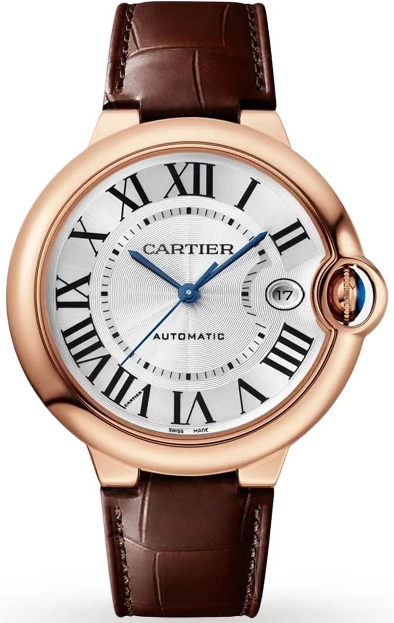 Cartier Ballon Bleu de Cartier WGBB0035 40mm Rose gold and 18k rose gold Silver