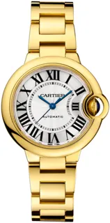 Cartier Ballon Bleu de Cartier wgbb0045 18k Yellow Gold Silver