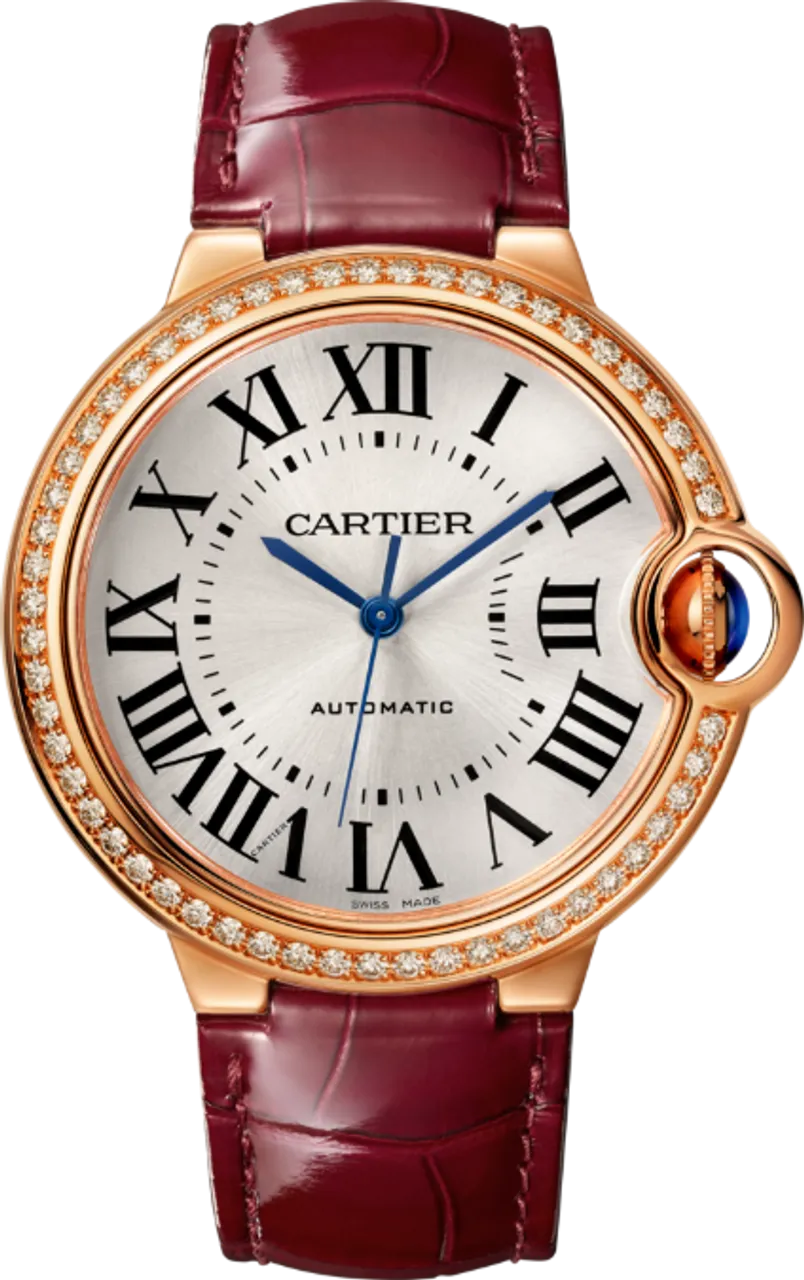 Cartier Ballon Bleu de Cartier WJBB0034 36mm Rose gold and 18k rose gold Silver