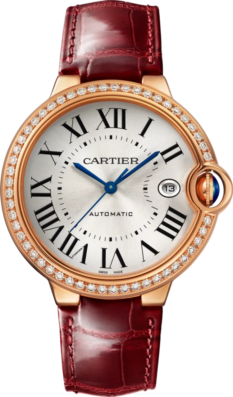 Cartier Ballon Bleu de Cartier WJBB0056 40mm Rose gold and 18k rose gold Silver