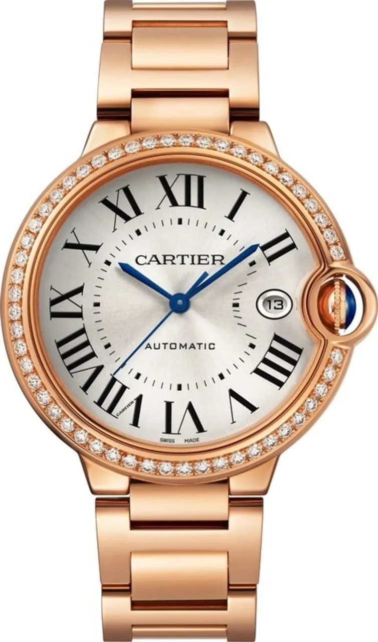 Cartier Ballon Bleu de Cartier WJBB0057 40mm Rose gold and 18k rose gold Silver