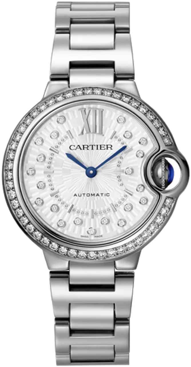 Cartier Ballon Bleu W4BB0035 33mm Stainless steel Gray