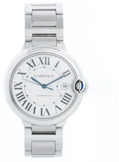 Cartier Ballon Bleu W69012Z4 3765 42mm Stainless steel Silver