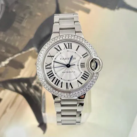 Cartier Ballon Bleu W6920071 33mm Stainless steel White