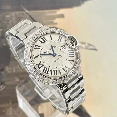 Cartier Ballon Bleu W6920071 33mm Stainless steel White 1