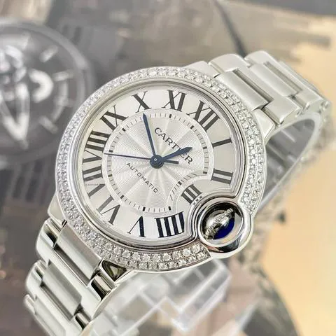 Cartier Ballon Bleu W6920071 33mm Stainless steel White 2