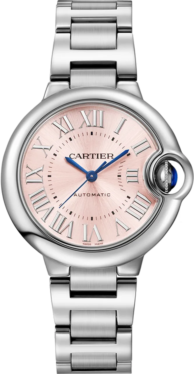 Cartier Ballon Bleu WSBB0068 33mm Stainless steel Rose