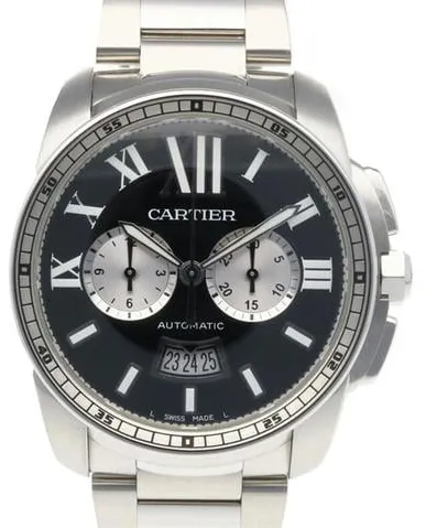 Cartier Calibre de Cartier 3578 Stainless steel Black