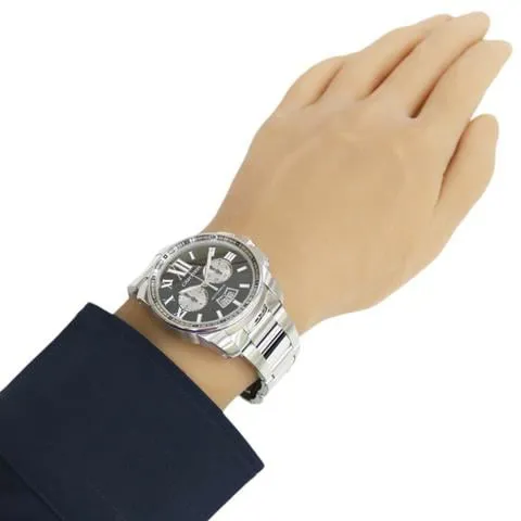 Cartier Calibre de Cartier 3578 Stainless steel Black 1