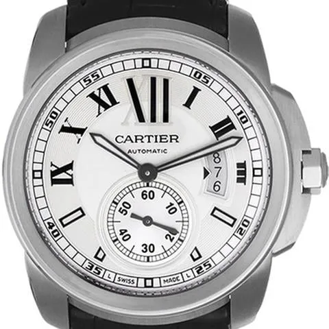 Cartier Calibre de Cartier W7100037 42mm Stainless steel Silver