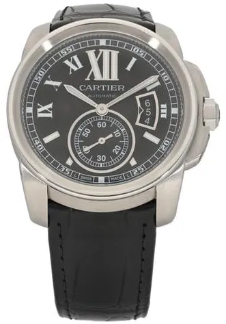 Cartier Calibre de Cartier W7100041 42mm Stainless steel Black